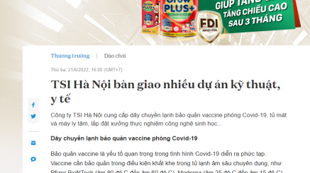 Ngôi so vnexpress viết về TSI Hà Nội