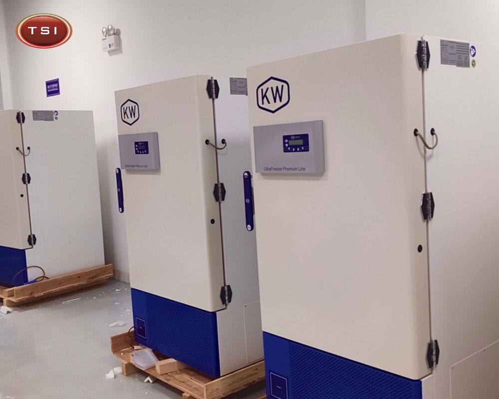 Hệ thống tủ cấp đông âm sâu sản xuất bởi hãng KWKW